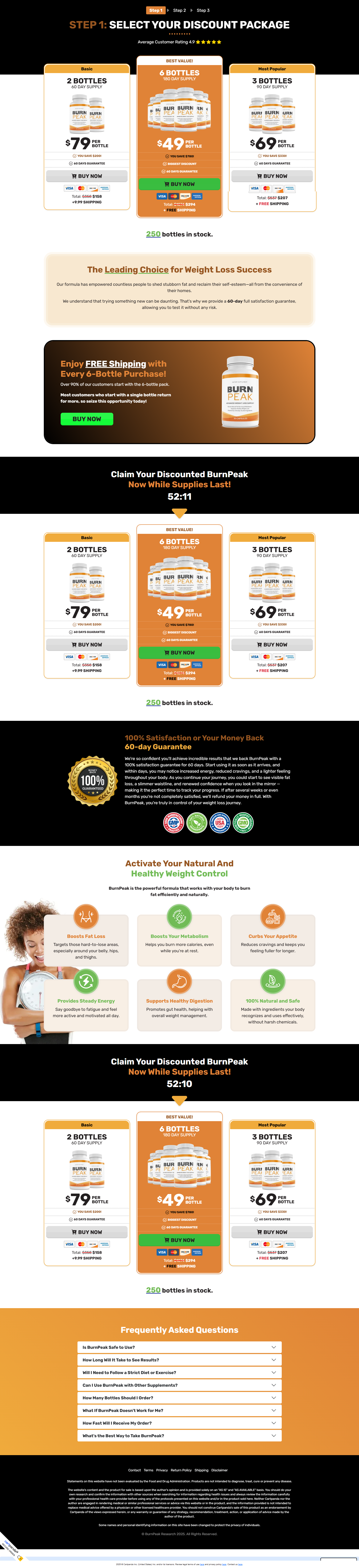 BurnPeak - CPDA - DTC - Control