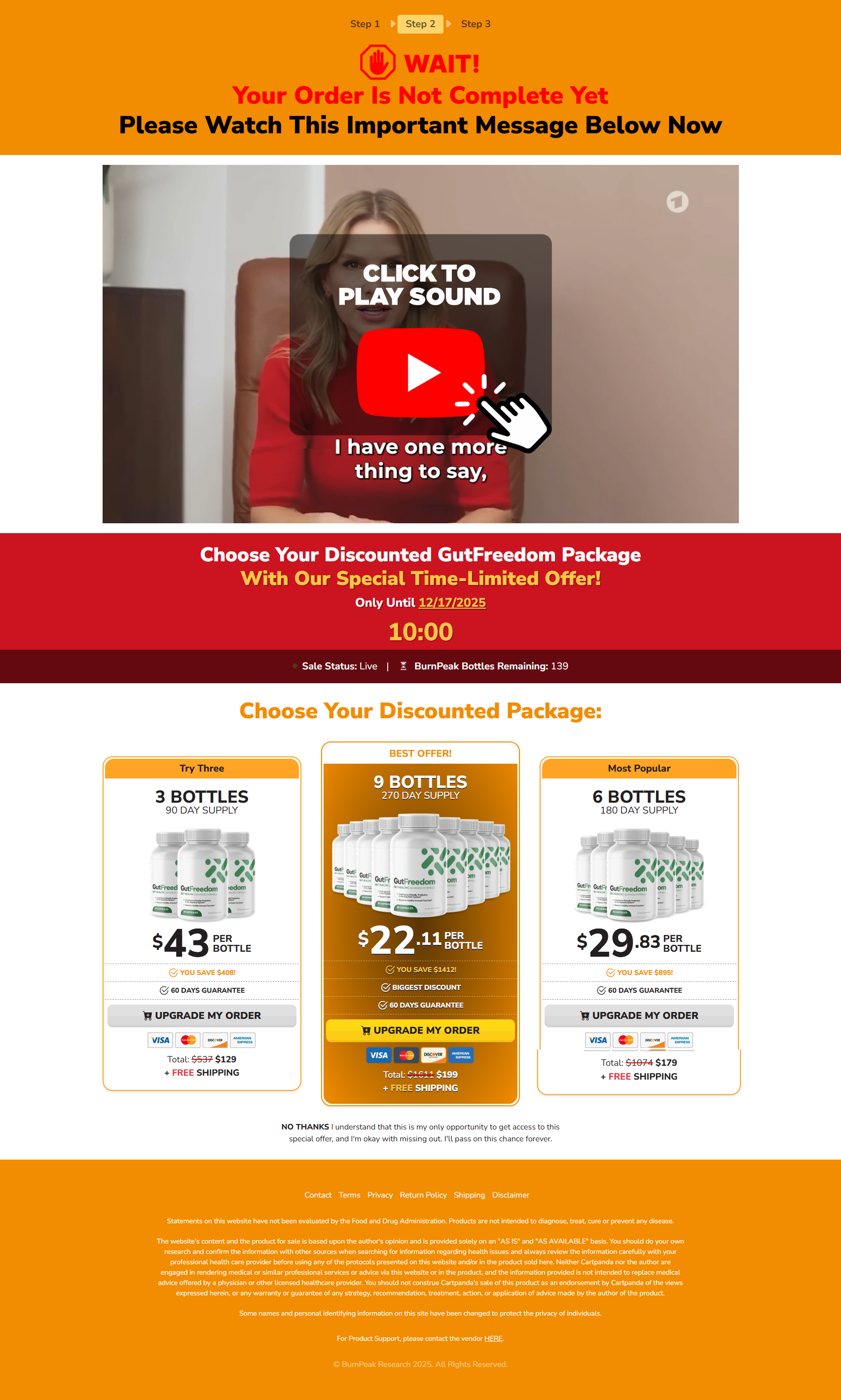 BurnPeak - CPDA - Upsell 2