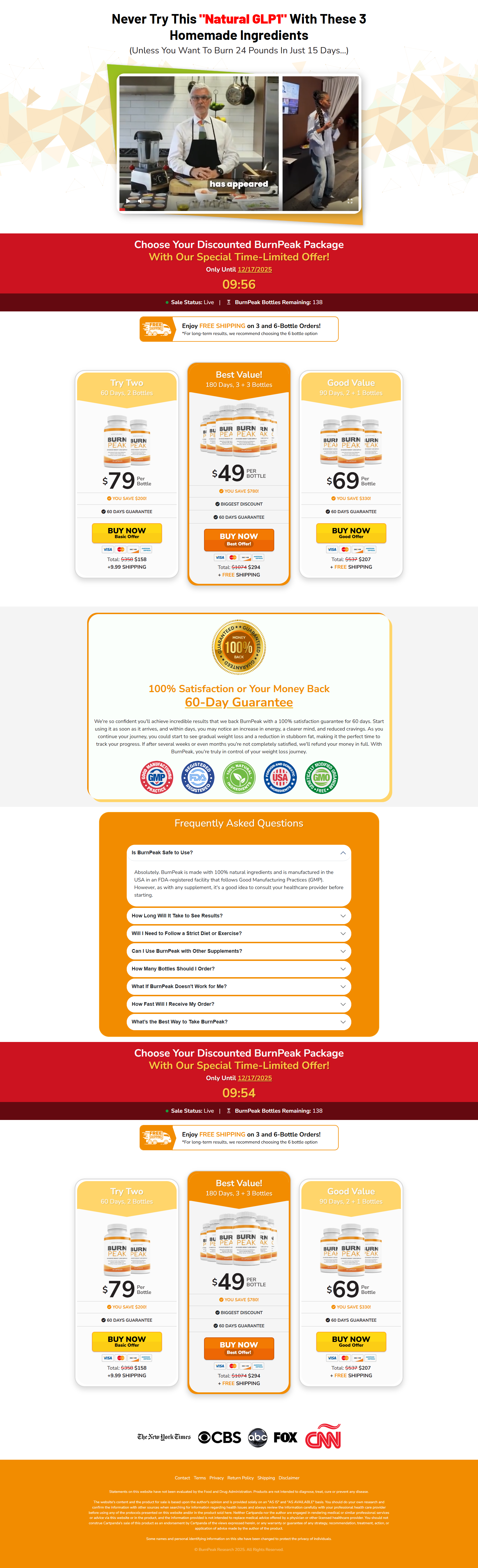 BurnPeak - CPDA - VSL - GLP